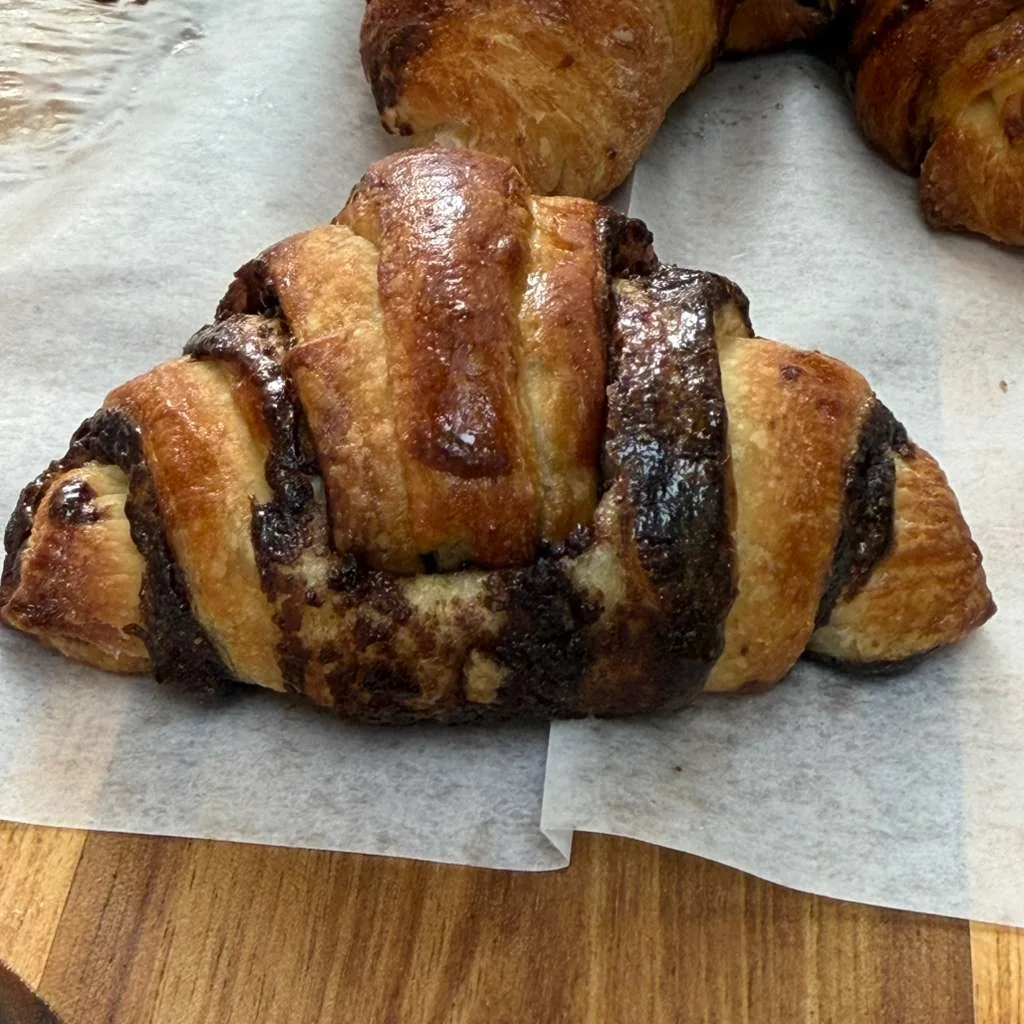 Chocolate filled croissant