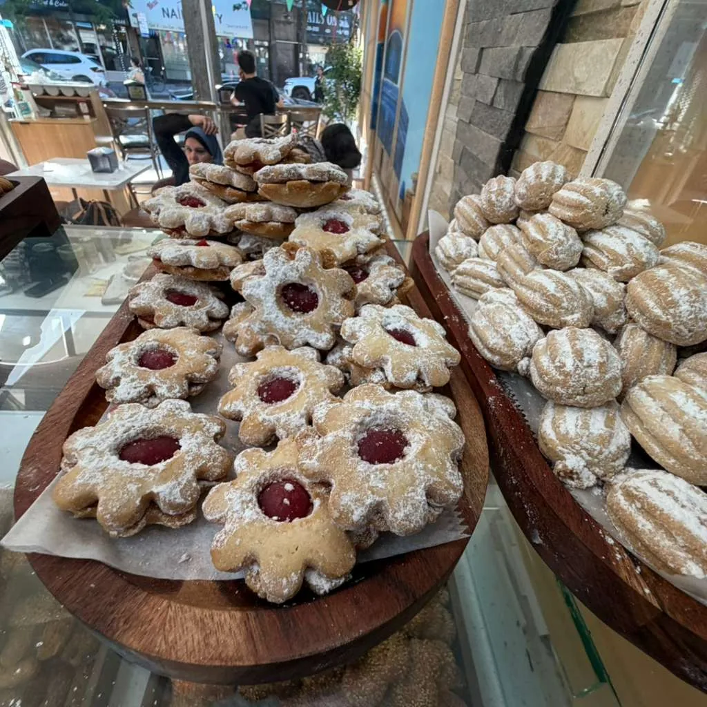 Assorted Palestinian pastries and cookies