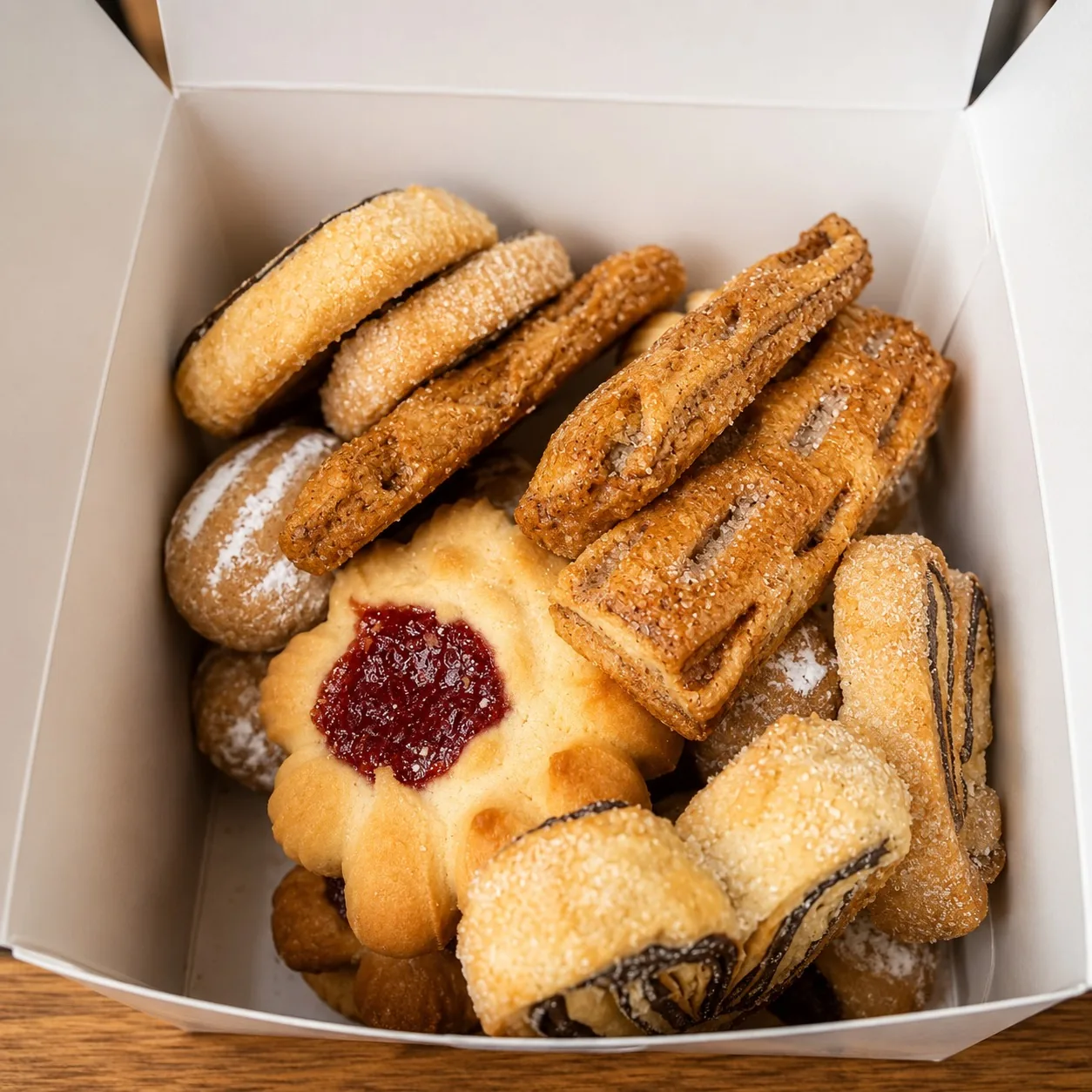 Box of assorted Palestinian cookies