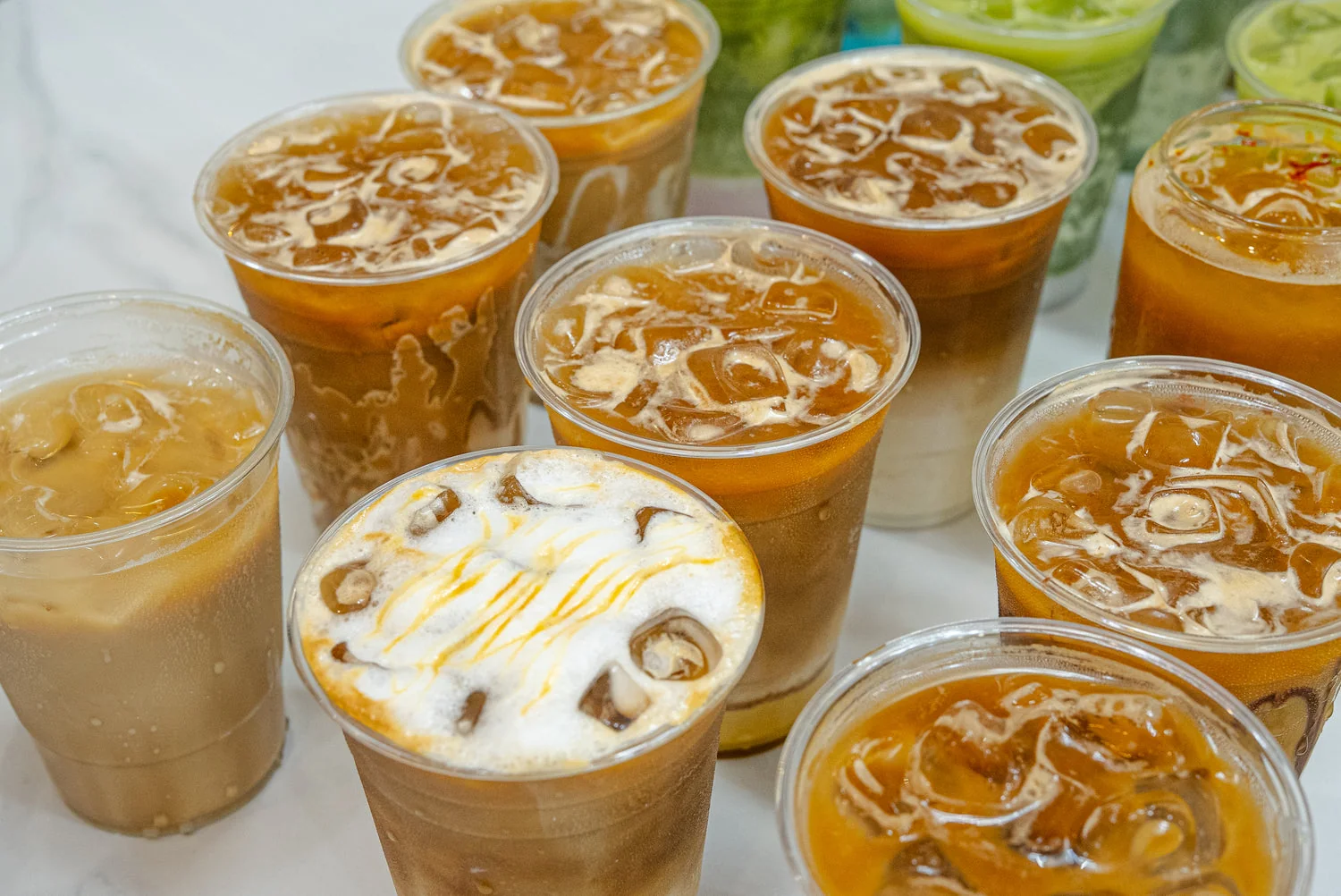 Iced Yemeni coffee layered to perfection